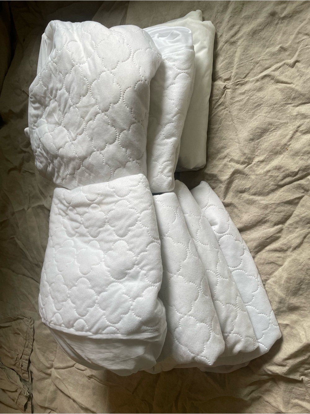 Waterproof crib mattress pads 8x